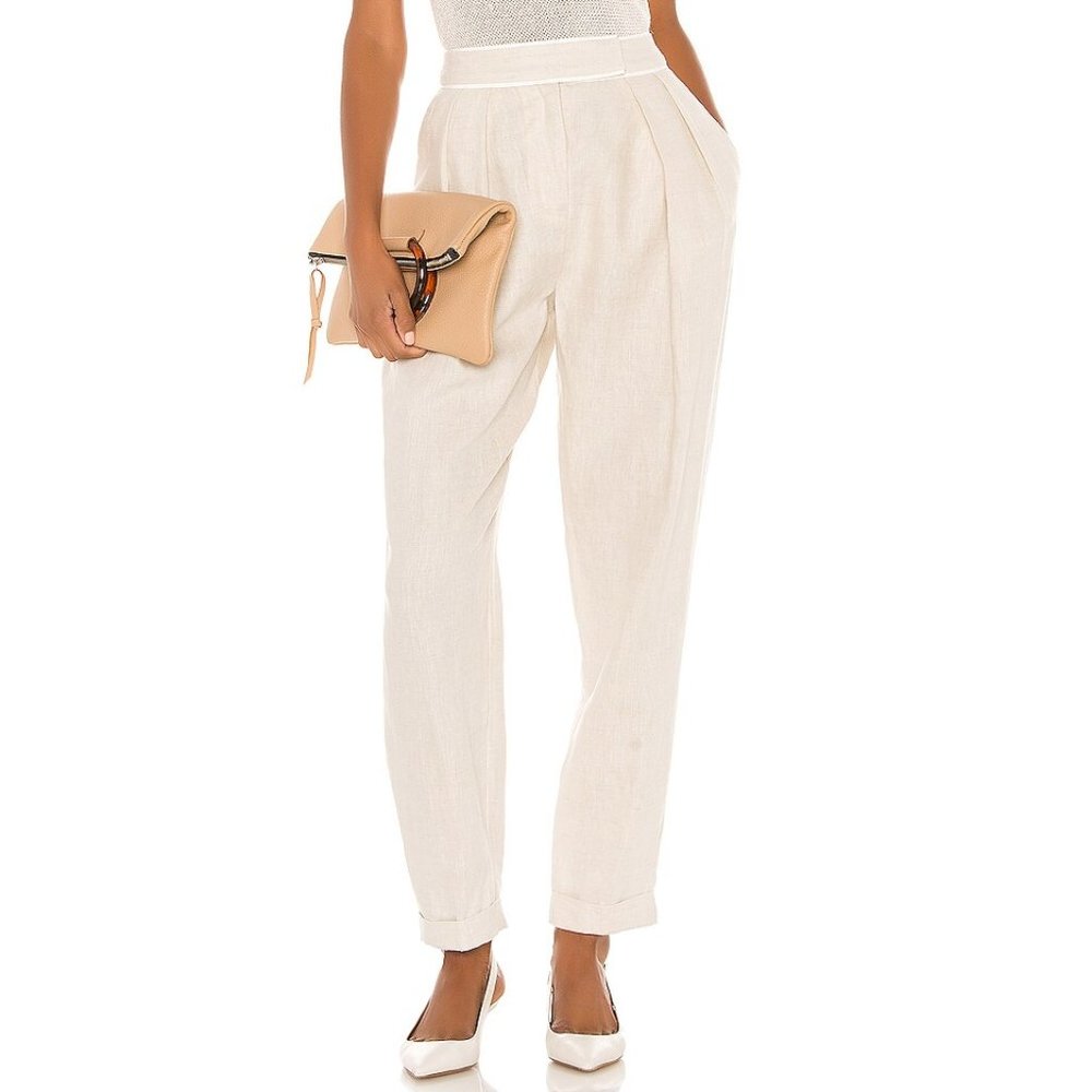 L' Academie The Desirae Pant Beige Size Small